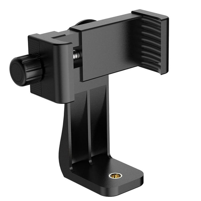 Clip para teléfono con montaje en trípode Soporte vertical Adaptador giratorio de 360 grados JShteea El nuevo
