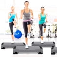 thumbnail image 4 of Gymax Exercise Aerobic Step Adjustable Height Step Platform w/ 4 Removable Risers, 4 of 10