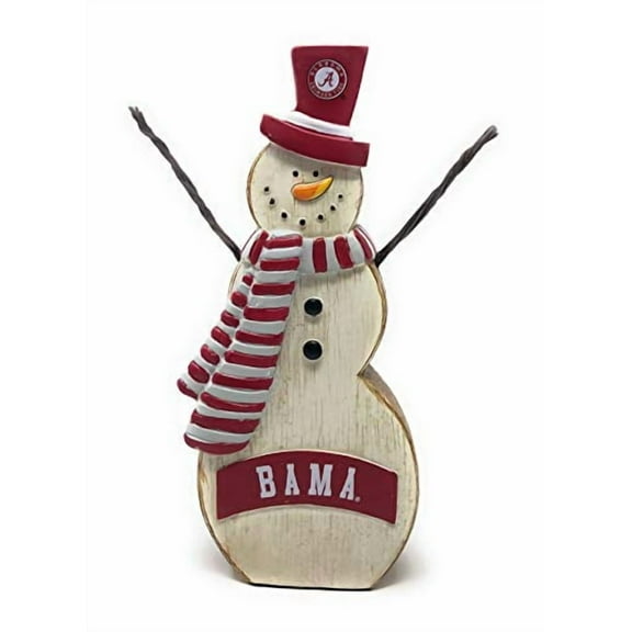 Hanna's Handiworks Alabama Resin Snowman Tabletop