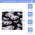 thumbnail image 5 of BZSMCE Towel Cotton Face Towel Soft Hand Towels Fashion Panda Love Bomb Pattern, 5 of 9