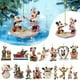 thumbnail image 2 of Colgante de Navidad de la serie de dibujos animados de Disney, Mickey Mouse, Minnie, periferales de aniversario, decoraciones, adornos de coche, regalo de muñeca, nuevo, 2023, 2 of 4