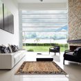 thumbnail image 7 of Ahgly Company Machine Washable Indoor Round Abstract Sandy Brown Area Rugs, 5' Round, 7 of 7