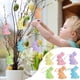 thumbnail image 4 of Decoraciones de Pascua, adornos de Pascua, regalos de Pascua. 6 piezas de conejos de espuma de colores para colgar. Decoración primaveral brillante para árboles, ventanas y fondos de fiesta. Conejo de, 4 of 6