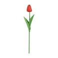 thumbnail image 2 of Yirtree Multicolor Artificial Tulips Flowers Fake Faux PU Tulip Bouquet Real Touch Flower Arrangement for Home Room Office Party Wedding Decoration Excellent Gift Idea 1pc, 2 of 8