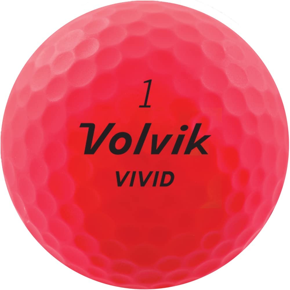 Volvik Vivid BCRF Pink Golf Balls (One Dozen)
