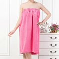 thumbnail image 4 of 1 Set Bath Towel Wrap Breathable Good Elasticity Microfiber Water Absorbent Hair Towel Shower Cover Up For Ladies Cy, 4 of 5