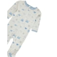 thumbnail image 2 of Bon Bebe Baby Boys' Cloud Footed Coveralls Color: white Size: 3 - 6 months, 2 of 3