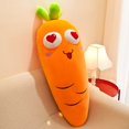 thumbnail image 3 of Peluche de zanahoria para niños, almohada Kawaii para dormir, bonita muñeca de zanahoria, juguete de peluche para niños, regalo de cumpleaños, 3 of 4