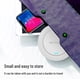 thumbnail image 5 of Cargador inalámbrico, cargador portátil, cargador inalámbrico para teléfonos inteligentes, cargador inalámbrico de escritorio de 10 W, compatible con iOS y Android, adaptador de corriente., 5 of 6