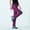 Purple, variant on HUPOM Palazzo Pants For Women Dressy Pants For Women Ski Pants Mid Waist Rise Full Straight-Leg Purple M