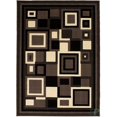 thumbnail image 2 of Handcraft Rugs-Modern Contemporary Living Room Rugs-Abstract Carpet with Geometric Pattern-Khaki/Black/White/Ivory 8x10 Feet, 2 of 7