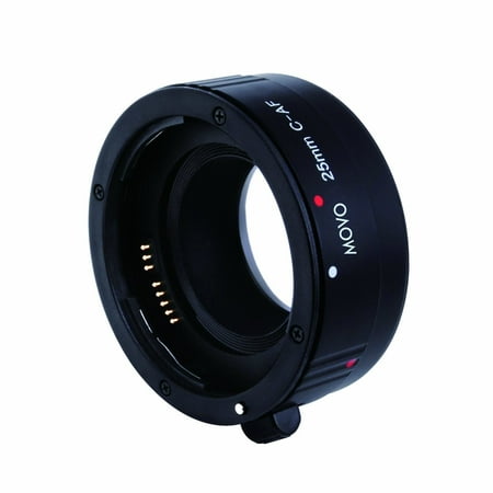 Movo Photo AF 25mm Macro Extension Tube for Canon EOS DSLR Camera (Economy (Best Extension Tubes For Canon)