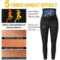thumbnail image 2 of QRIC Sauna Sweat Pants for Women High Waisted Compression Slimming Weight Loss Hot Thermo Leggings Workout Active Wear Body Shaper Sauna Suit, 2 of 6