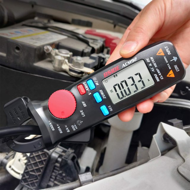 ACM92 Mini Pince Mètre AC DC Courant 100 Amp Auto Gamme Multimètre Numérique Testeur de Fréquence Détection de Tension Sans Contact