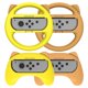 thumbnail image 1 of Juego de mango de volante ns izquierda y derecha pequeño juego de agarre universal, amarillo marrón Feliz Sencillez, 1 of 5
