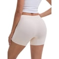 thumbnail image 3 of INSPIRE CHIC Women's Anti Chafing Hip-Lifting Mid Rise Tummy Control Elastic No Show Slim Shorts Under Dress S Beige, 3 of 5