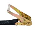 thumbnail image 4 of eRatchet 2" Tie-Down Ratchet Straps w/ Flat Hooks | 11,000 Lbs. Breaking Strength | Heavy Duty Cargo Straps for Flatbed, Trucks, and Trailers (2 Pack) (50 FT, Black), 4 of 8