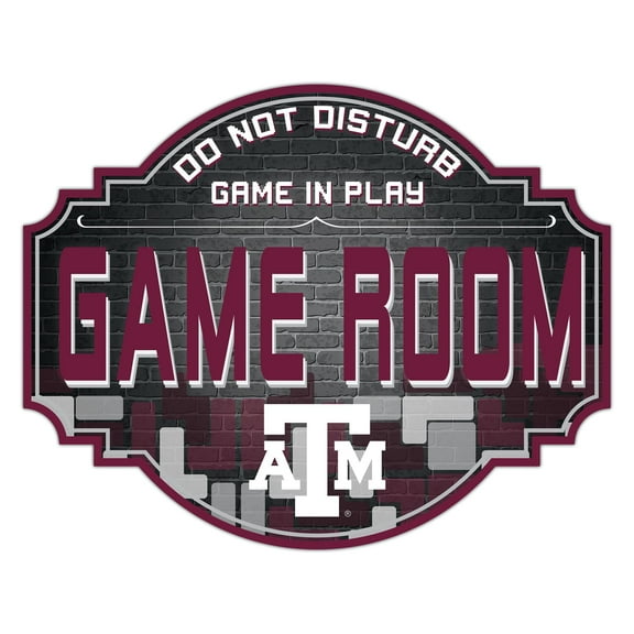 Texas A&M Aggies 12'' Game Room Tavern Sign