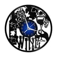 thumbnail image 2 of Wine Tasting 12 Inch Vinyl Record Wall Clock - Silent, Creative, and Unique Clock for Living Room, Entryway, or Bedroom Decor - Perfect Gift Idea(12 inchs B without LED), 2 of 6