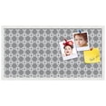 thumbnail image 2 of PinPix ArtToFrames 34x16 Custom Cork Bulletin Board    Poster Board Has a Fabric Style Canvas Finish, Framed in Satin White Frame (PinPix-231), 2 of 5