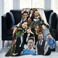 thumbnail image 2 of Tom Hiddleston Blanket Soft and Warm Lightweight Fluffy Throws Blankets Rug Carpet Gift for Beach Yoga Bedroom Living Room Decoration Sofa Camping Trip Dorm Decor All Season, 2 of 6
