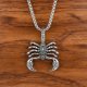 thumbnail image 3 of Gold Silver Black Scorpion Pendant Necklaces For Men Party Anniversary Gift, 3 of 5