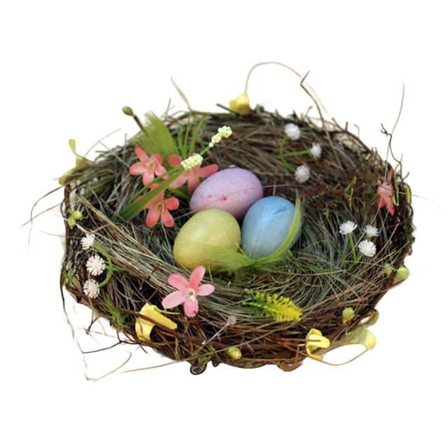 Pascua: decoración de escritorio, manualidades, regalo de Pascua con huevos de Pascua, decorativo para exteriores, hogar, dormitorio, oficina interior