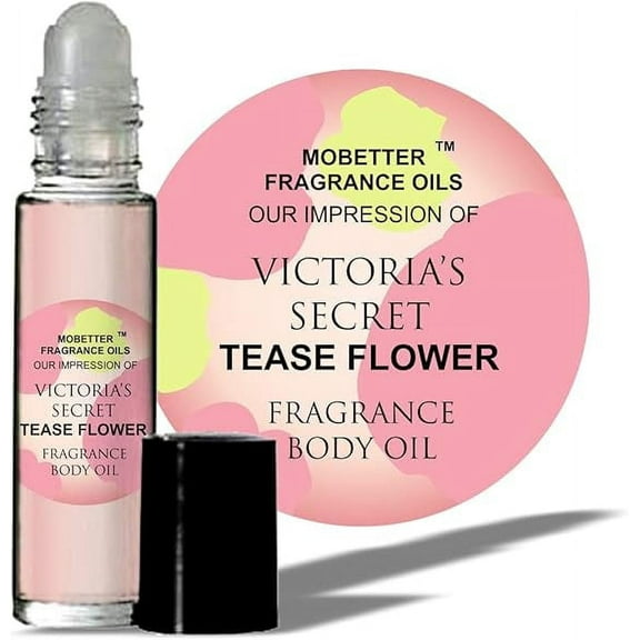 Mobetter Fragrance Oils' Our Impression of Tease Flower (W) Body Oil 1/3 oz roll on Glass Bottle