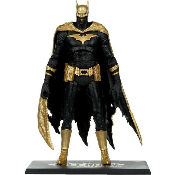 Batman of Earth-22 Infected (Dark Metal) Knightmare Edition Gold Label 7" Figure - McFarlane Toys
