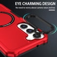 thumbnail image 6 of Magnetic Phone Case for Samsung Galaxy S23+ Plus Compatible for Magsafe, Military-Grade Shockproof Protective Case with Built-in Magnet Circle for Samsung Galaxy S23 Plus, MS Red, 6 of 18