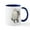 White/Navy Inside, variant on CafePress - Snowy Owl Mugs - 11 oz Ceramic Mug - Novelty Coffee Tea Cup