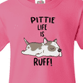 thumbnail image 4 of Inktastic Pittie Life is Ruff Spotted Pit Bull Youth T-Shirt, 4 of 5