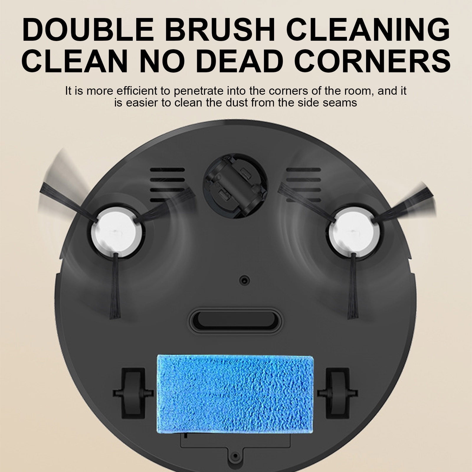 Oggfader Robot Vacuum Vacuum Cleaning Robot Home Intelligent Sweeping Machine Pet Cleaning Hair Suction Sweeping And Mopping Three In One Sweeping Machine Black