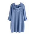 thumbnail image 4 of Aqestyerly Blouse Haut à Capuche à Manches Longues avec Poches pour Femmes Grande Taille à Imprimé d'Halloween, 4 of 4