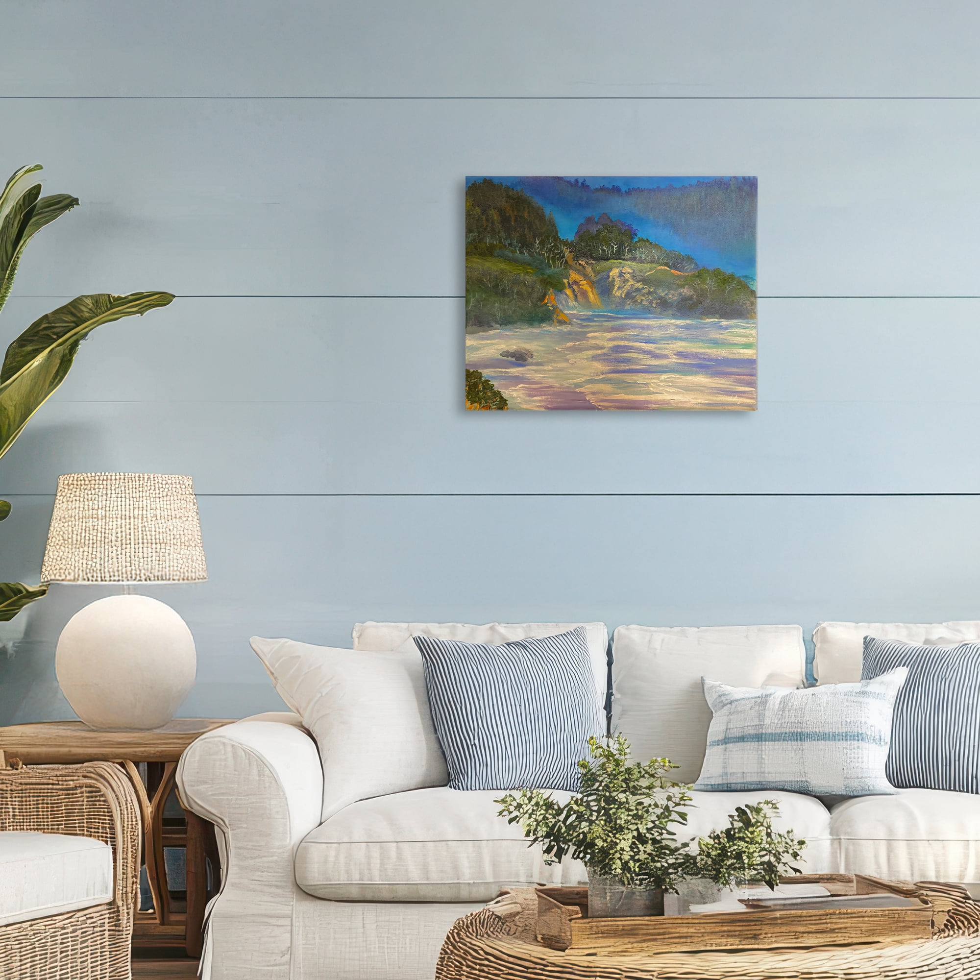 Stupell Industries Natural Wilderness Coastline Canvas Wall Art, design by Lee Ann Zirbes