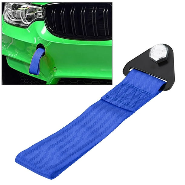 Racing Car Tow Strap, Universal High Strength Racing Car Tow Strap Tow Rope  For Front Rear Bumper Towing Hook 