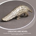 thumbnail image 4 of EeaseCA 1Pc Brass Retro Pangolin Tabletop Ornament Small Brass Desktop Decor for Home, 4 of 7