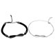 thumbnail image 1 of 2 pulseras decorativas para parejas, regalo de San Valentín (negro y blanco), 1 of 5