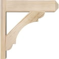 thumbnail image 3 of Ekena Millwork 5.50"W x 18"D x 18"H Olympic Smooth Craftsman Outlooker, Douglas Fir, 3 of 4