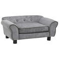 thumbnail image 1 of vidaXL Dog Sofa Grey 72x45x30 cm Plush, 1 of 5