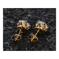thumbnail image 3 of Aretes Zirconia Malubero Acero Inoxidable Hipoalergénico 6 Pares dorado Malu1731, 3 of 3