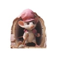 thumbnail image 1 of White Wall Decor Mouse Hole 3D Wall Stickers, Pegatinas de Pared Del Ratón, Pegatinas de Pared Hechas a Mano, Pegatinas de Pared Del Ratón, Pinturas Murales, Decoraciones de Pared Del Hogar, 1 of 1