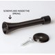 thumbnail image 5 of Tope de Puerta con Resorte Vhermosa Negro Mate 10 Piezas 3 cm, 5 of 6