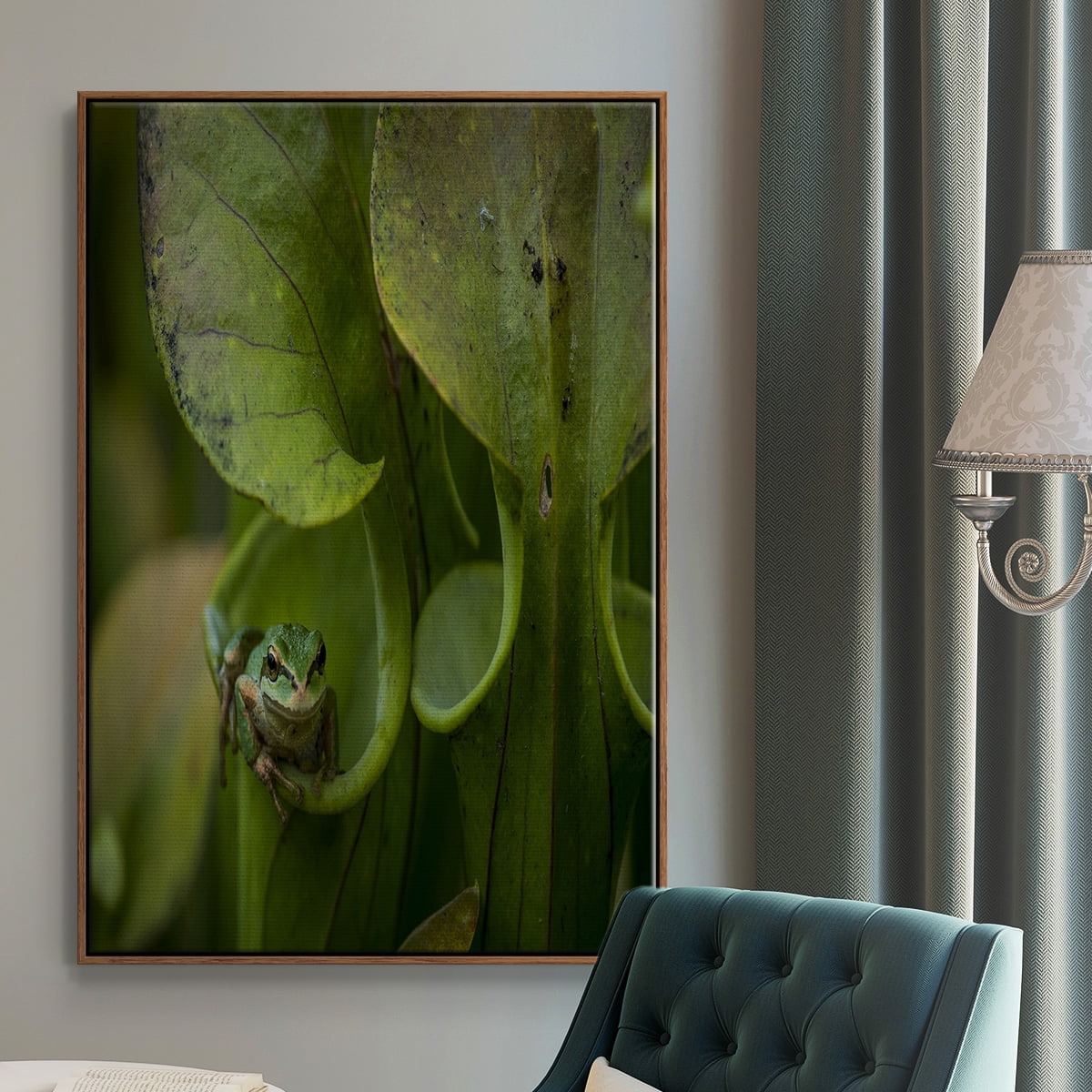 Arboreal Refuge Framed Premium Gallery Wrapped Canvas - Ready to Hang