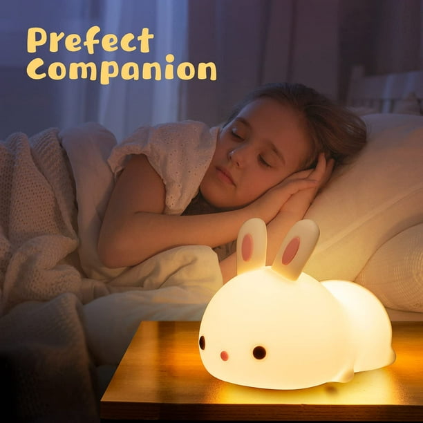 Lumière de Nuit Mignonne pour les Enfants, Bunny Bébé Pépinière