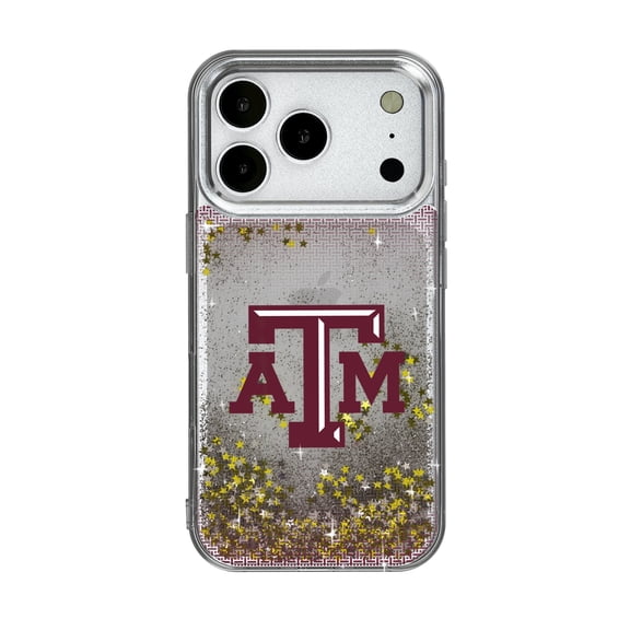 Texas A&M Aggies Linen Logo iPhone Glitter Case