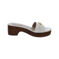 thumbnail image 3 of Lauren Ralph Lauren Womens Roxanne Padded Insole Slip-On Slide Sandals, 3 of 3