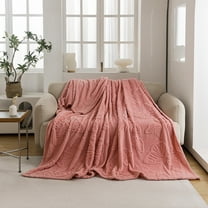 Needhep Anti-Static Fuzzy Soft Blanket Super Soft Blanket,Light Weight Blanket,Light Summer Blanket, Lightweight Thermal Blanket For Bed (Pink)