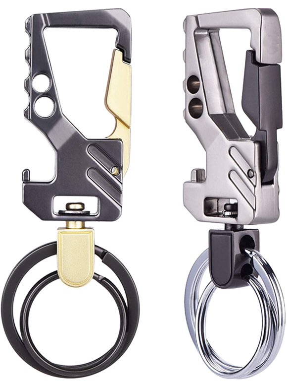 Mtverver Heavy Duty Key Chain With Bottle Opener & Carabiner - Multi-Tool Keyring For Men And Women