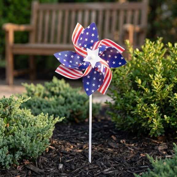 Baluue Multi-Color Usa Yard Signs with Stakes Durable Plastic for Festive Outdoor Use